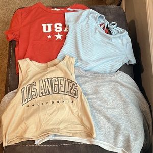 4-set lightweight summer tops